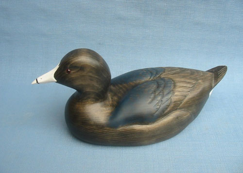 Wood Carving - Handcarved Classic American Coot Decoy