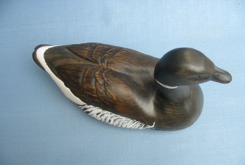 Robert Kelly Wood Carving - Handcarved Classic Black Brant Goose Decoy></p>
					<p align=