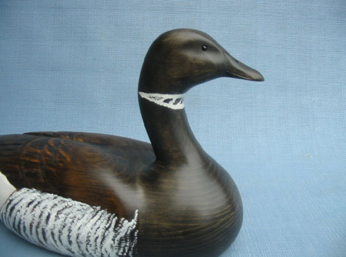 Robert Kelly Wood Carving - Handcarved Classic Black Brant Goose Decoy></p>					
				</div>	                             
                    					                  
				<!--/End Main Content Area here-->	                
					
							
            </div>

            <div id=