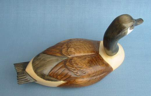 Wood Carving - Handcarved Classic Canada Goose Decoy